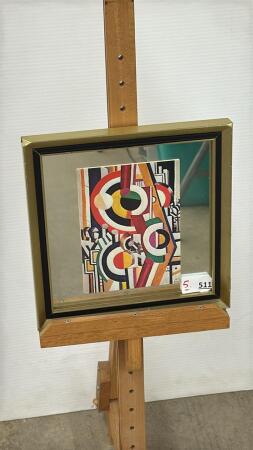 ABSTRACT SIGNED PRINT