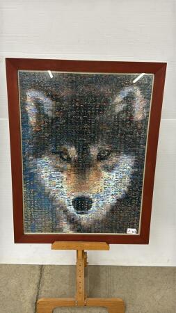 FRAMED WOLF PUZZLE