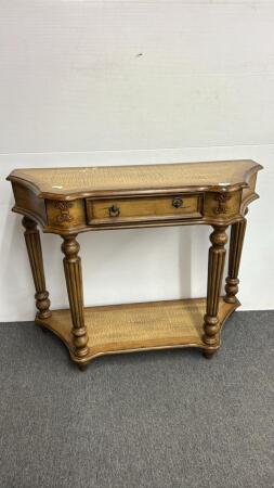 DISTRESSED HALL TABLE WITH DRAWER