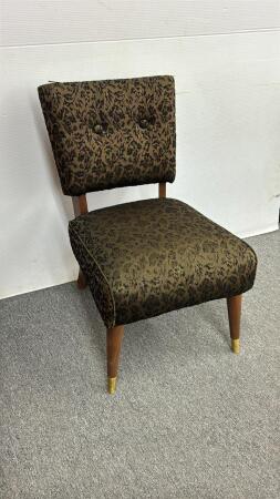 BROCADE HOSTESS CHAIR