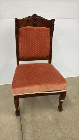REFINISHED PARLOUR CHAIR