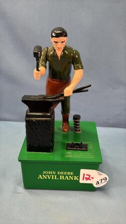 JOHN DEERE ANVIL MECHANICAL BANK