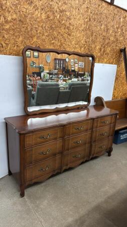 ANDREW MALCOM FRENCH PROVINCIAL TRIPLE DRESSER