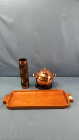 COPPER POPOURRI HEATED POT