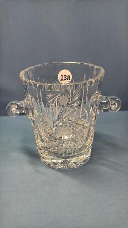 PINWHEEL CRYSTAL ICE BUCKET