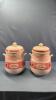 (2) GERMAN 13IN COOKIE JARS