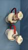 (2) 2 LITRE WIRE TOP CHINA BEER BOTTLES - 4
