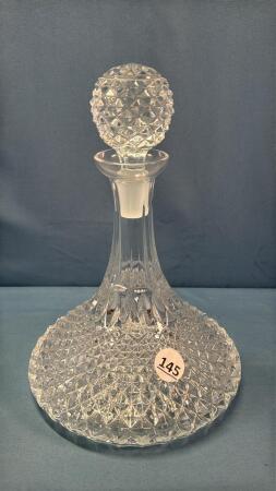 LEAD CRYSTAL DECANTER WITH STOPPER