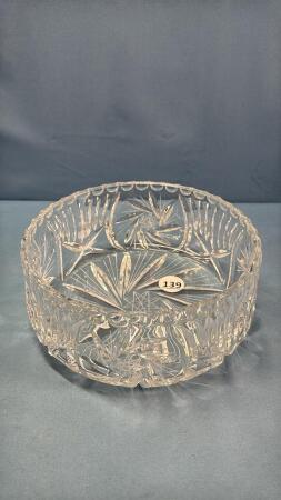 PINWHEEL CRYSTAL BOWL