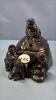 OBSIDIAN INUIT TRINKET BOX WITH IGLOO DESIGN