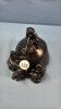 OBSIDIAN INUIT TRINKET BOX WITH IGLOO DESIGN - 2