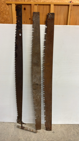 3 Cross Cut Blades -Approximately 66in Long