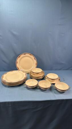 PARTIAL SET OF GERMAN DISHES