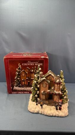 FESTIVE COUNTRY HOME ORNAMENT