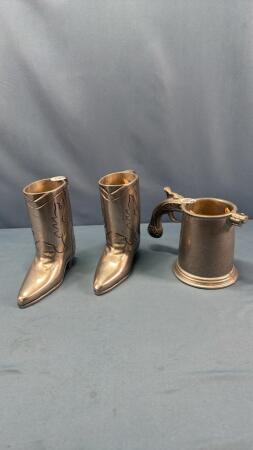 (3) ARMETALE PIECES