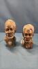 (2) AFRICAN SOAPSTONE BUSTS