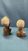 (2) AFRICAN SOAPSTONE BUSTS - 3