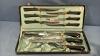 GOLD-EBONY CARVING SET - 5