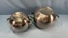 (2) IKEA STAINLESS POTS - 3