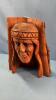 CARVED WOODEN INDIGENOUS BUST