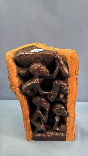 CARVED AFRICAN WOODEN FIGURE