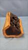 CARVED AFRICAN WOODEN FIGURE - 6