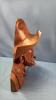 CARVED WOODEN COWBOY - 5