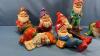 SEVEN DWARF CERAMIC SET - 2