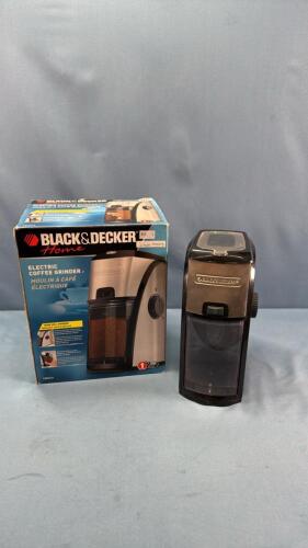 BLACK & DECKER ELECTRIC COFFEE GRINDER