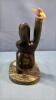 SOAPSTONE INUIT FIGURE - 4