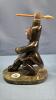 SOAPSTONE INUIT FIGURE - 5