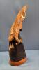 CARVED WOODEN EAGLE - 4