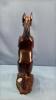CARVED WOODEN HORSE - 4