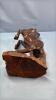 CARVED WOODEN HORSE - 6