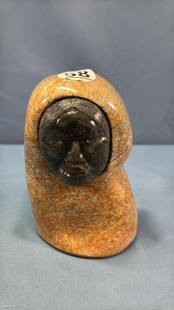 SOAPSTONE ESKIMO FIGURINE