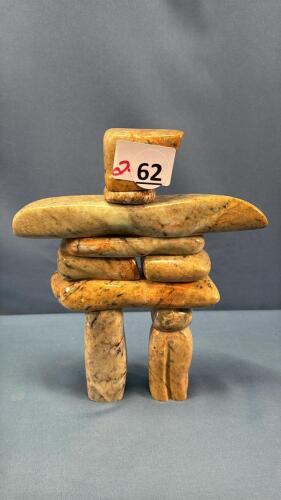 SOAPSTONE INUIT FIGURE
