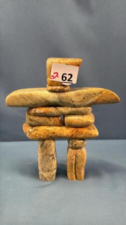 SOAPSTONE INUIT FIGURE