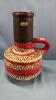 WEST GERMAN VASE WITH HANDLE
