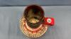 WEST GERMAN VASE WITH HANDLE - 4