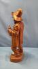 CARVED WOODEN COWBOY - 3