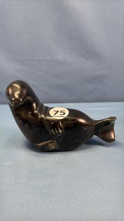 SOAPSTONE SEAL FIGURINE