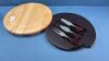 CHEESE BOARD WITH UNDERSIDE UTENSIL STORAGE - 2