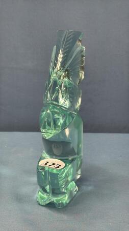 POLISHED ART GLASS INKA FIGURE