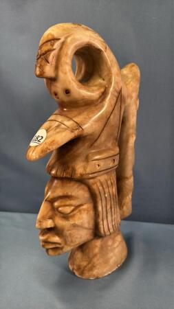 SOAPSTONE MAYAN FIGURE