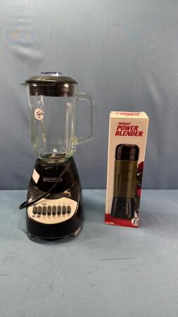 PATRIOT POWER BLENDER AND BLACK & DECKER BLENDER