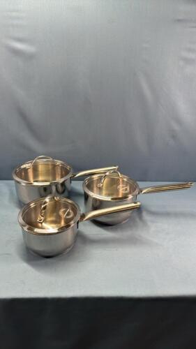 LAGOSTINA 3 PIECE COOKWARE SET