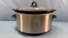 12IN OVAL CROCK POT SLOW COOKER - 5
