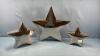 3 PC PORCELAIN STAR SET - 3