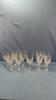 PINWHEEL WINE GLASS LOT