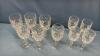 PINWHEEL WINE GLASS LOT - 3